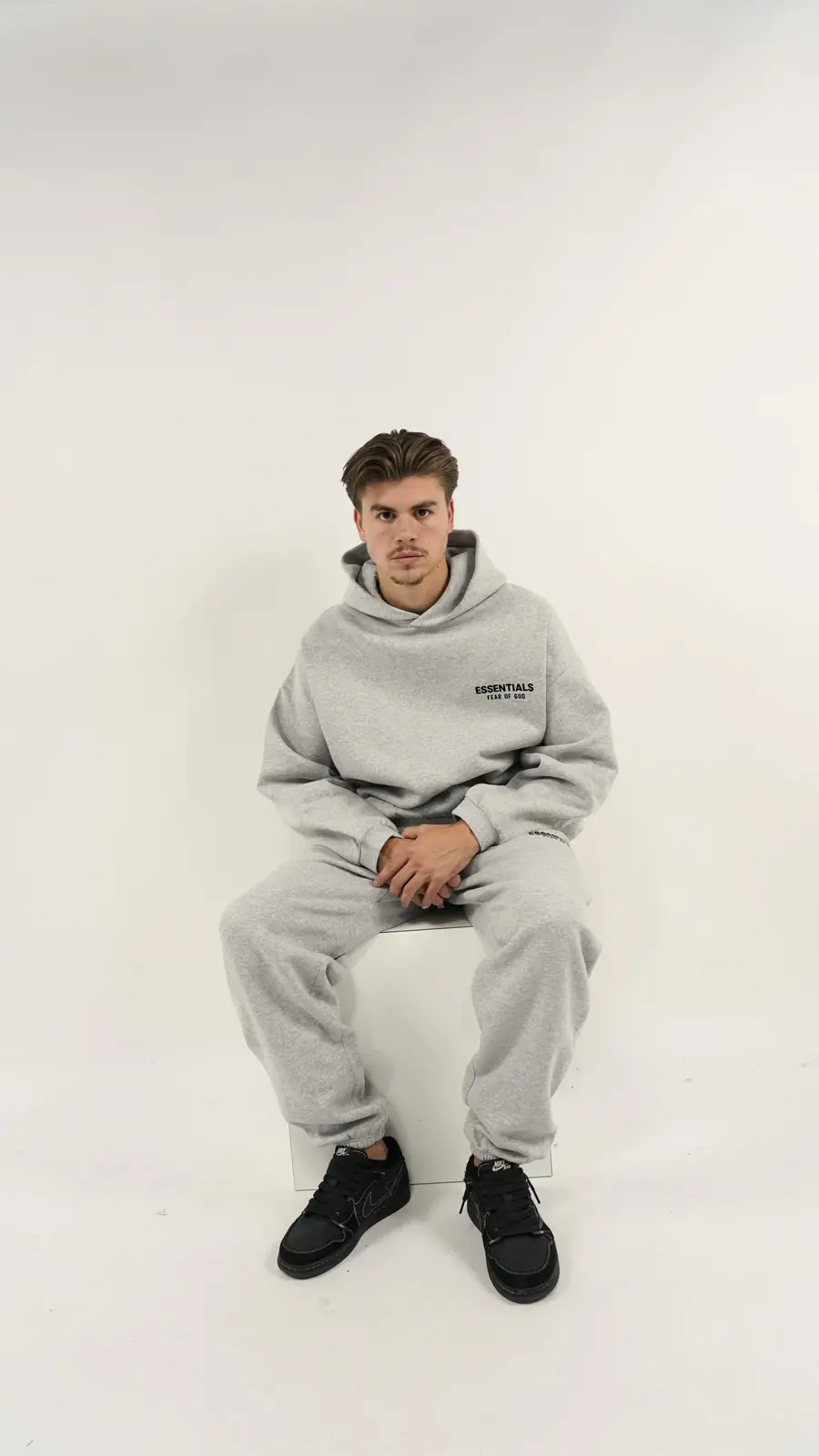 Fear of God Essentials FW24 Light Heather Full set