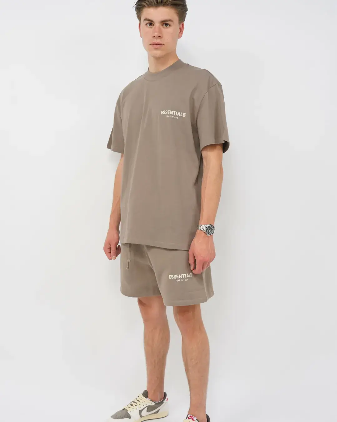 Fear of God Essentials Desert Taupe Summer set