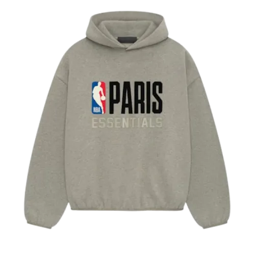 Fear of God Essentials NBA Paris Hoodie Warm Heather
