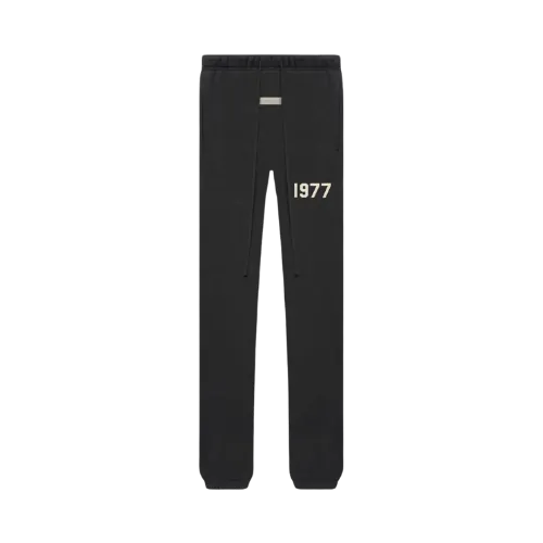 Fear of God Essentials 1977 Iron Black Lange Broek