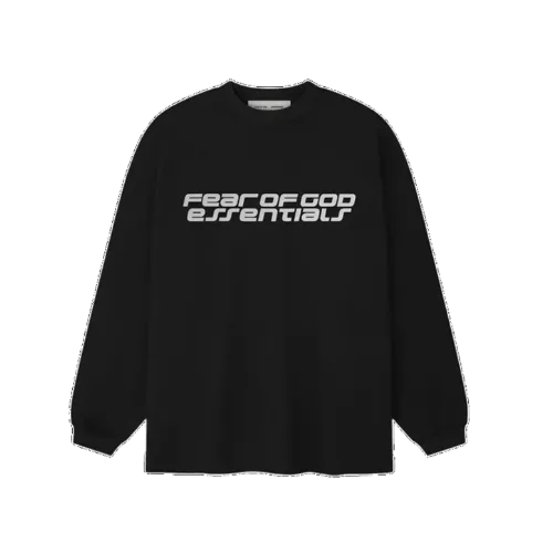 Fear of God Essentials 90s Longsleeve Vintage Black