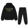 Fear of God Essentials FW24 Black Yellow State Full set