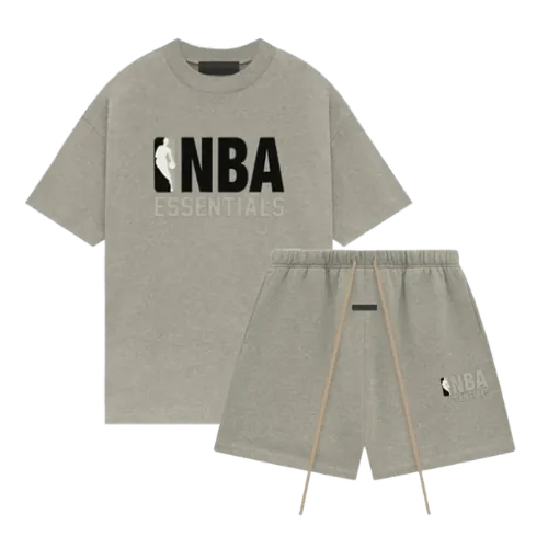 Fear of God Essentials NBA Warm Heather Summer Set