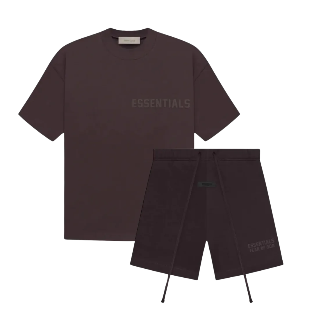 Fear of God Essentials Plum Summer set