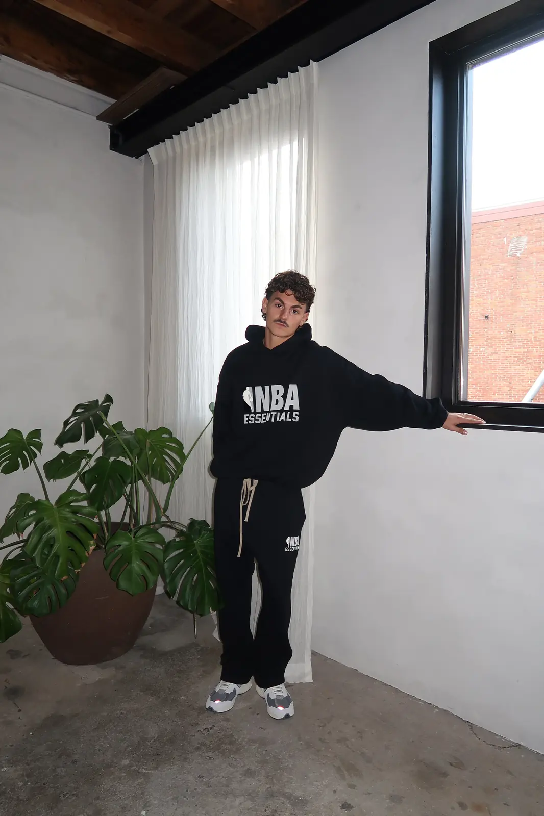 Fear of God Essentials NBA Black Grey Full set