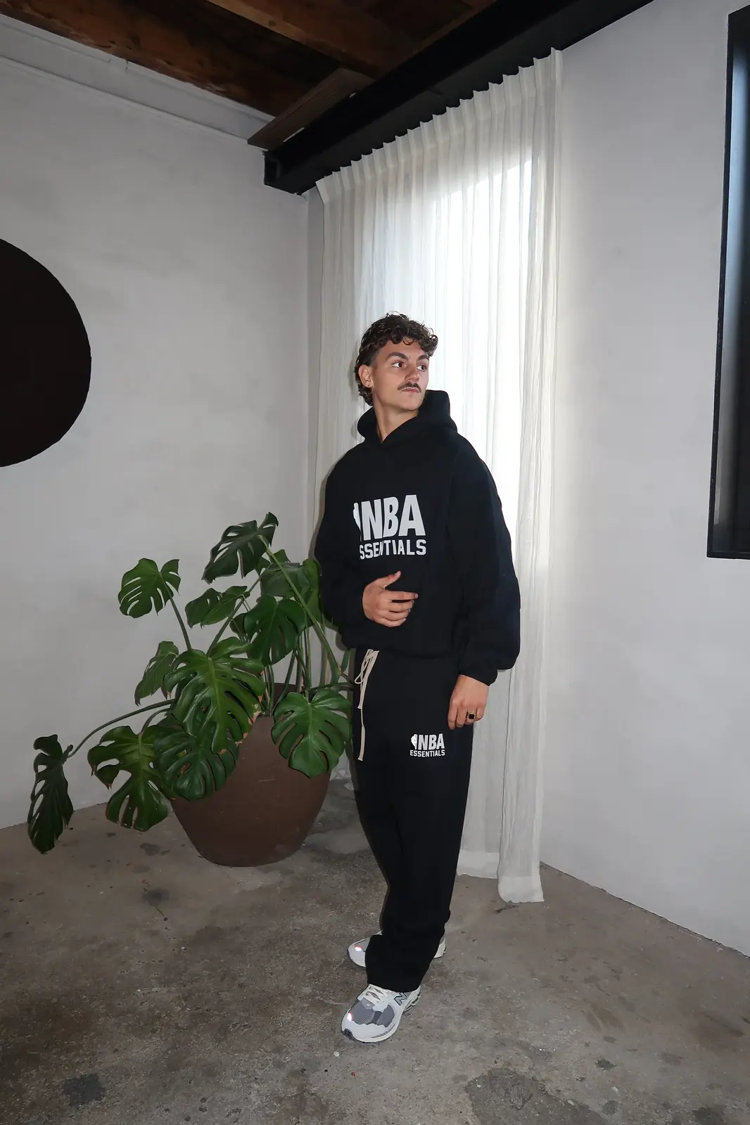 Fear of God Essentials NBA Black Grey Full set