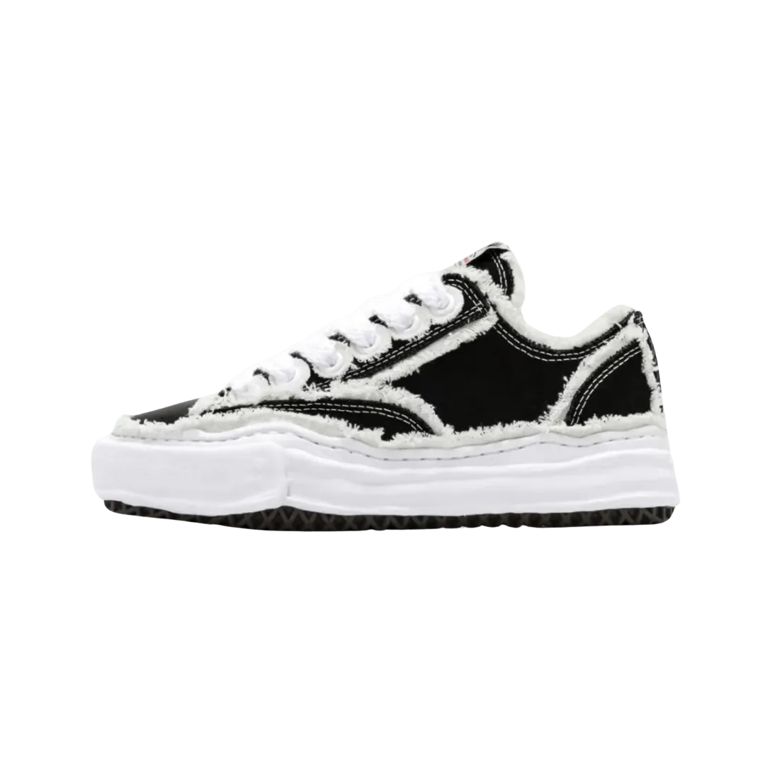 Maison Mihara Yasuhiro Peterson OG Sole Canvas Low Frayed Black