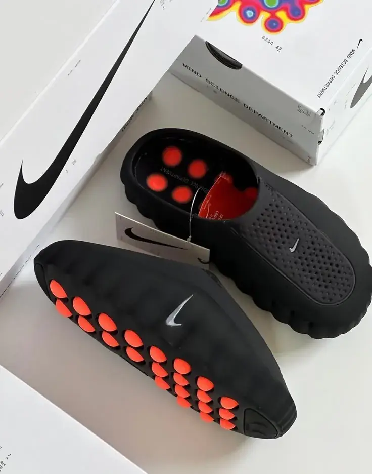 Nike Mind 001 Slide Black Chrome