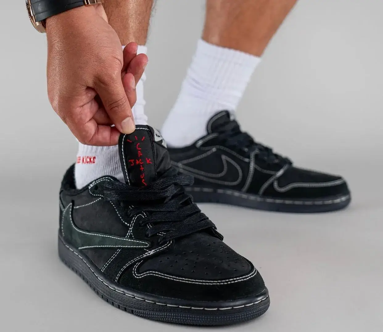 Nike Air Jordan 1 Low Travis Scott Black Phantom