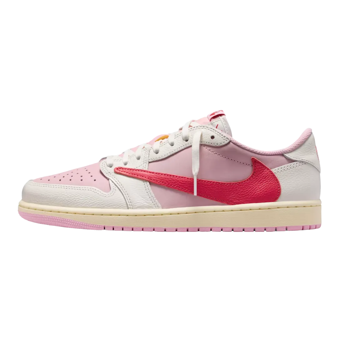 Nike Air Jordan 1 Retro Low OG SP Travis Scott Sail Tropical Pink