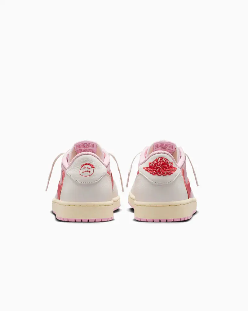Nike Air Jordan 1 Retro Low OG SP Travis Scott Sail Tropical Pink