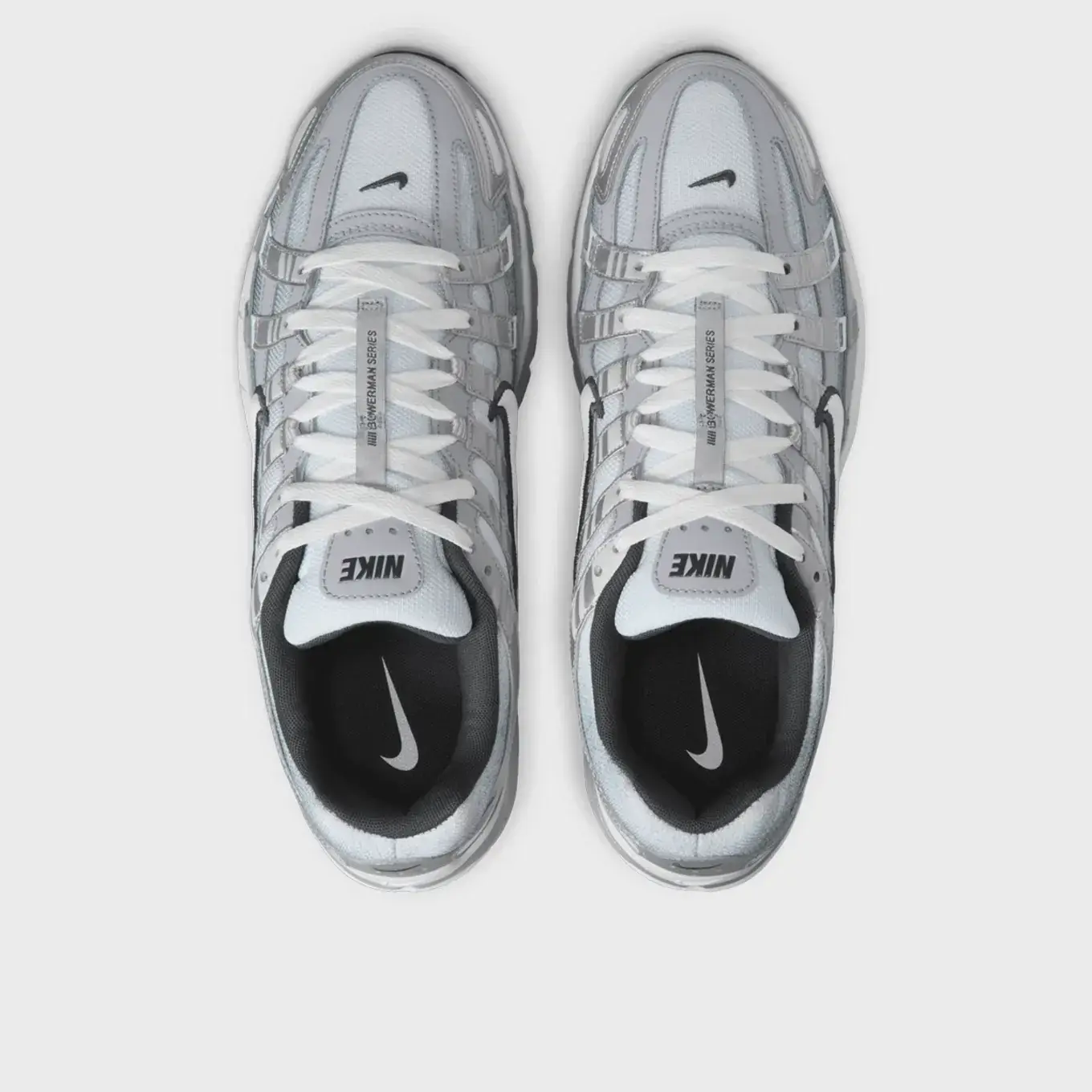 Nike P-6000 Metallic Silver Summit White-Wolf Grey