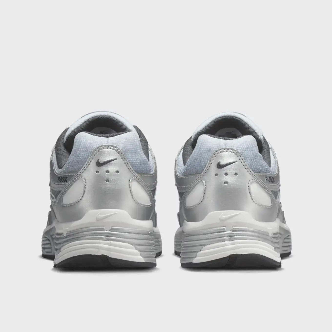 Nike P-6000 Metallic Silver Summit White-Wolf Grey