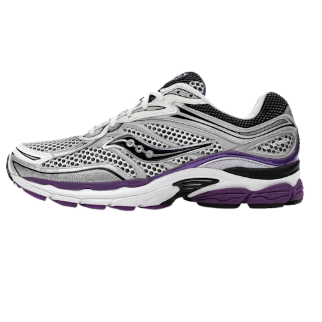 Saucony ProGrid Omni 9 White Black Silver Purple