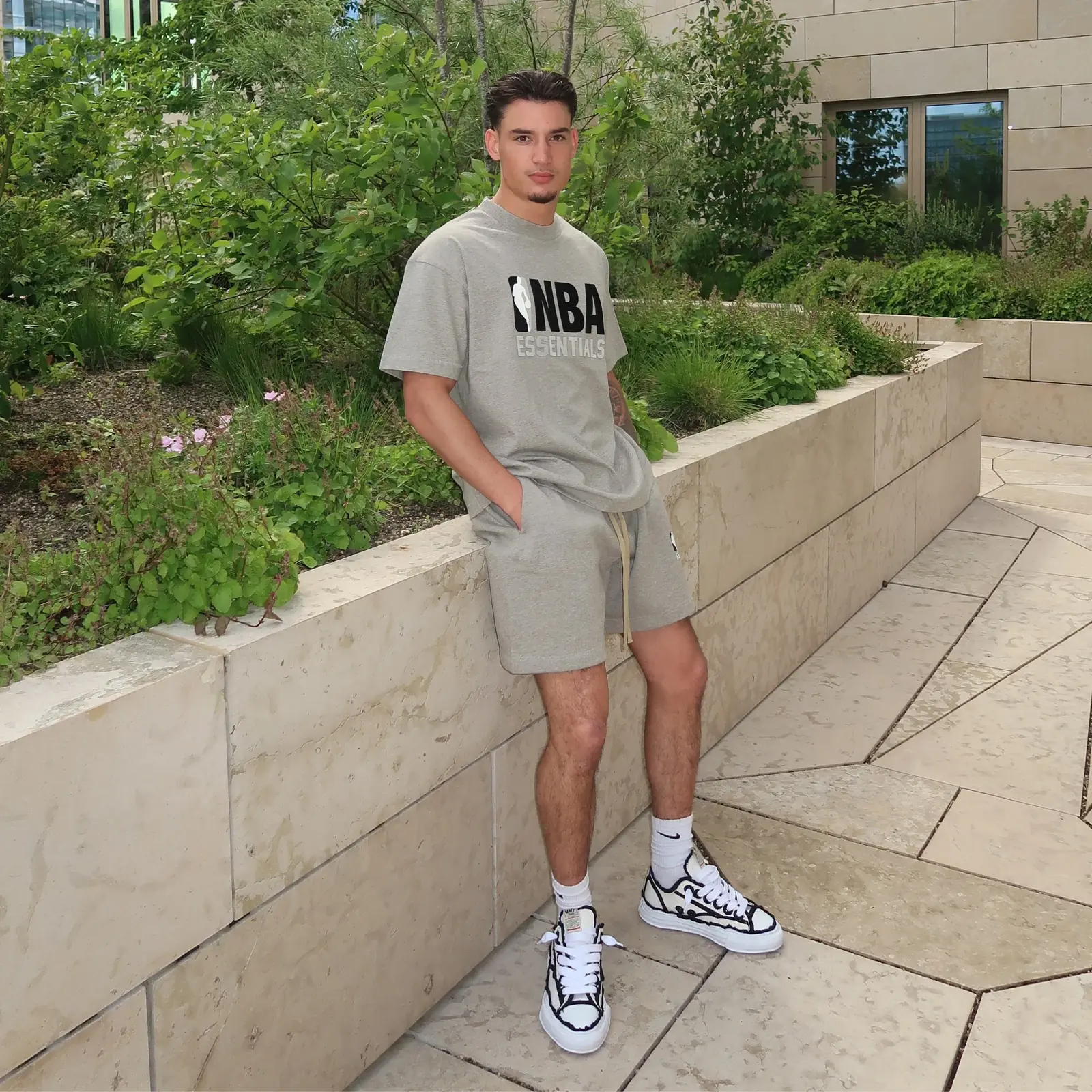 Fear of God Essentials NBA Warm Heather Summer Set