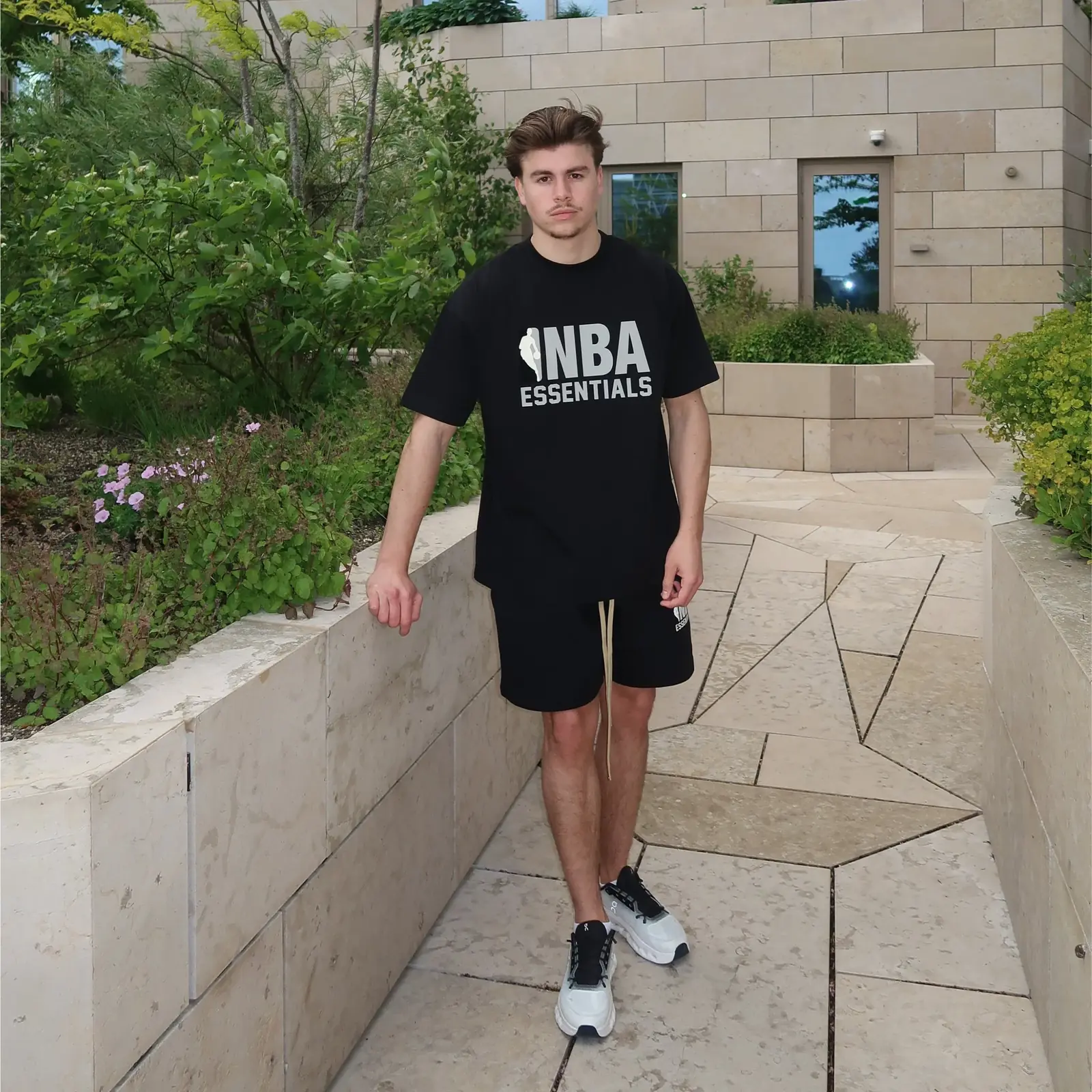 Fear of God Essentials NBA Black Grey Summer Set