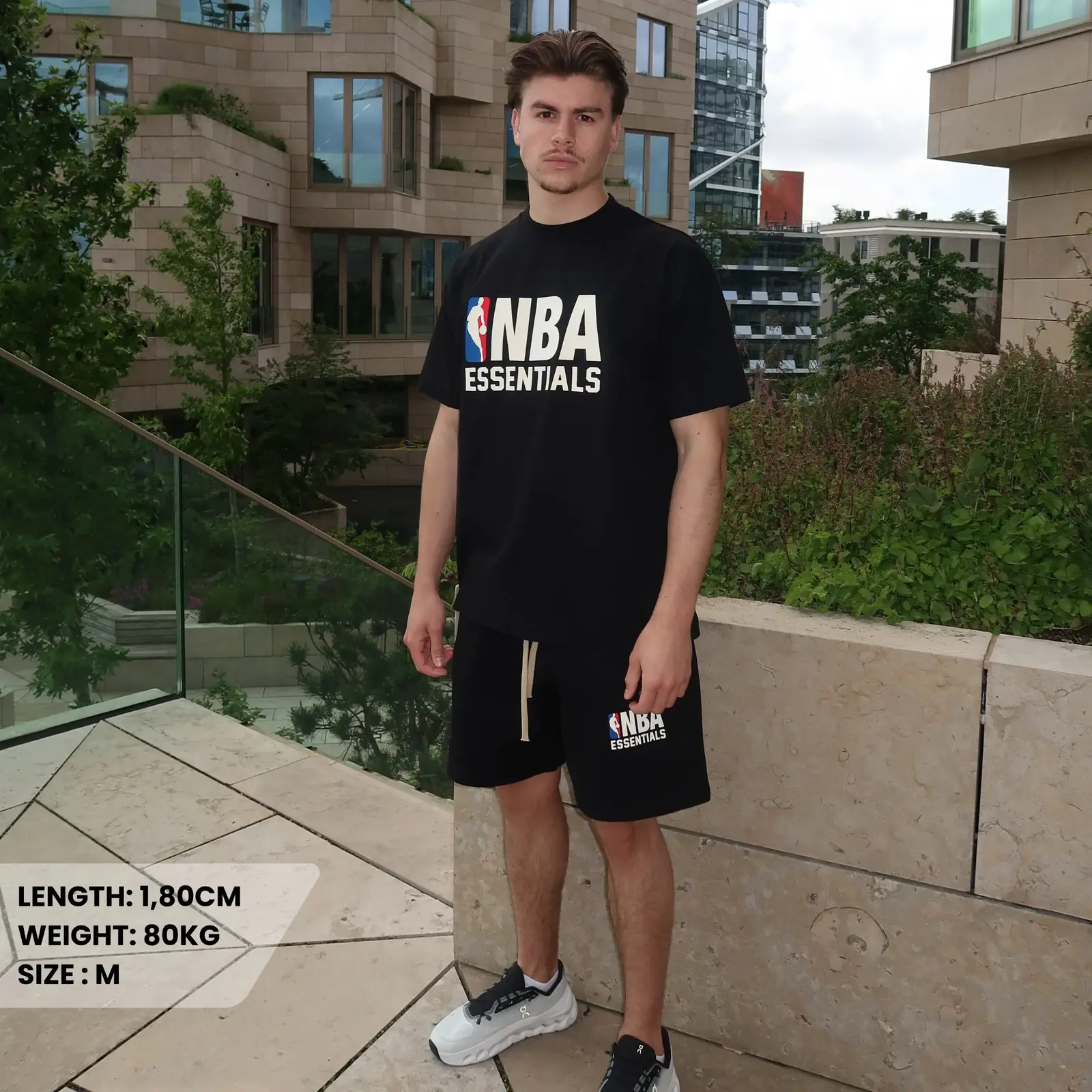 Fear of God Essentials NBA Black White Summer Set