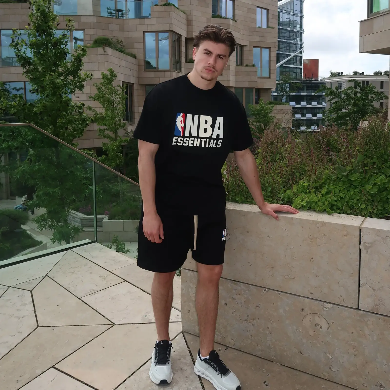 Fear of God Essentials NBA Black White Summer Set