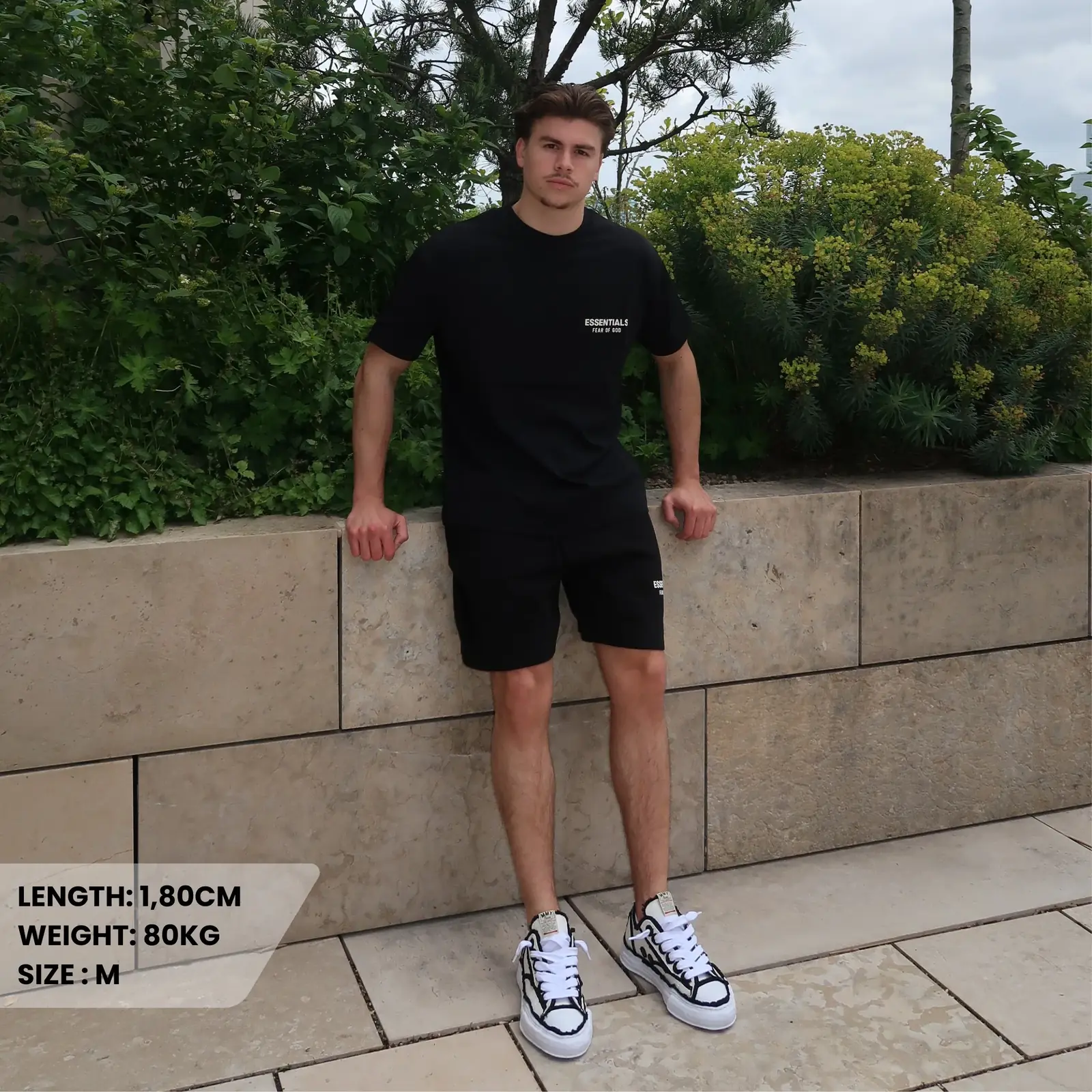 Fear of God Essentials SS25 Jet Black Summer Set